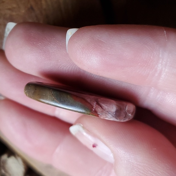 New Picasso Jasper Teardrop Pendant. - Picture 7 of 9